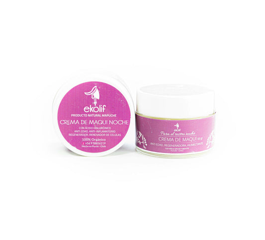 Crema para rostro y cuello noche de maqui 60ml Ekolif