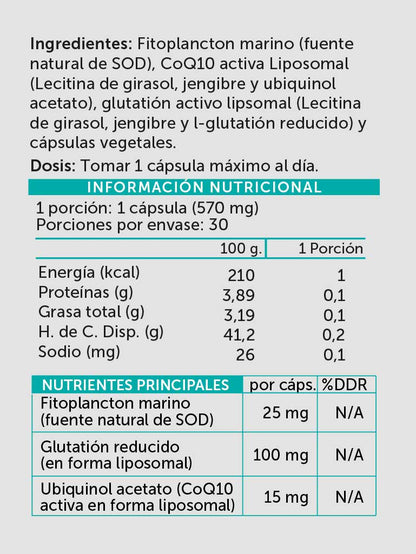 Endo Antioxidante 30caps Wellplus