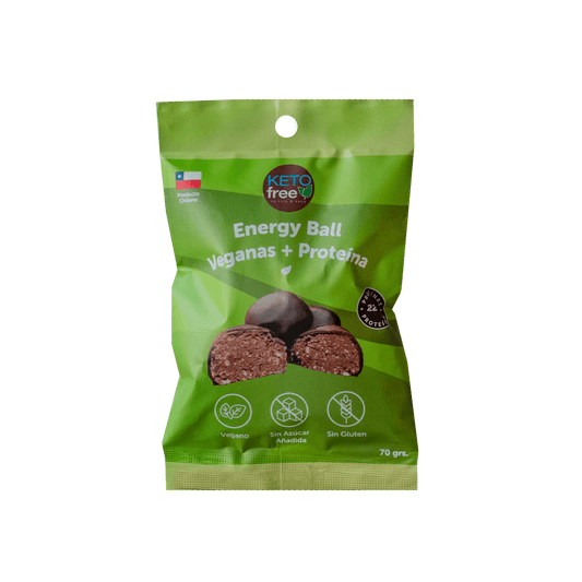 Energy ball Keto vegana proteína 70gr (2 Unidades) Ketofree