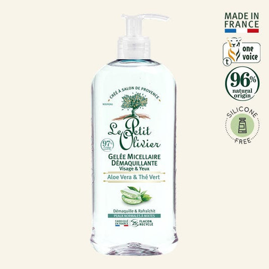 Gel Micelar Desmaquillante Aloe Vera y Té verde 400ml Le Petit O