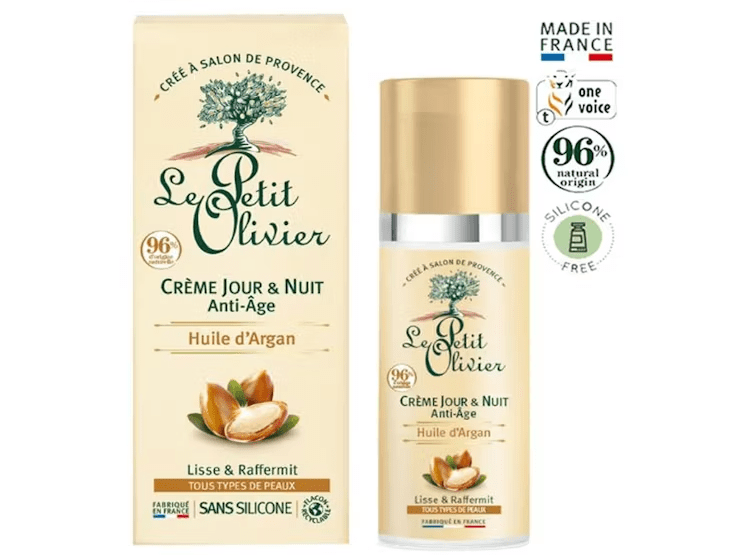 Crema de rostro día antiage argán 50ml Le Petit Olivier