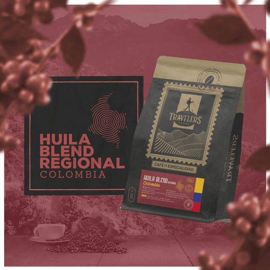 Café Huila Colombia en grano 250gr Travelers