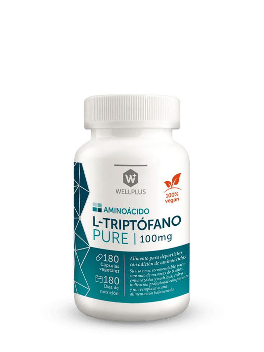 L triptofano pure 100mg 180caps Wellplus