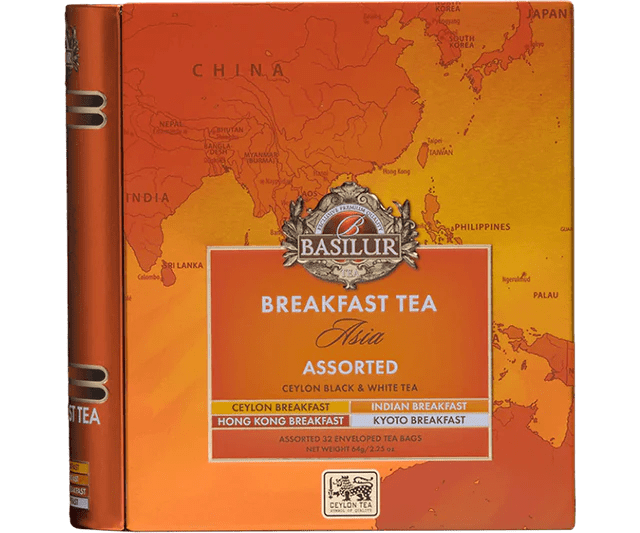 Libro de Té Breakfast Asia 32 Bolsitas Basilur