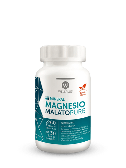 Magnesio malato pure 60caps Wellplus