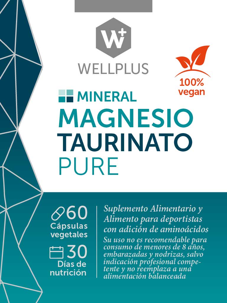 Magnesio taurinato pure 60caps Wellplus