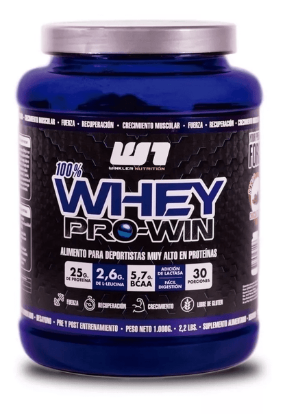 Whey Pro Win 1 Kg Winkler Dulce De Leche