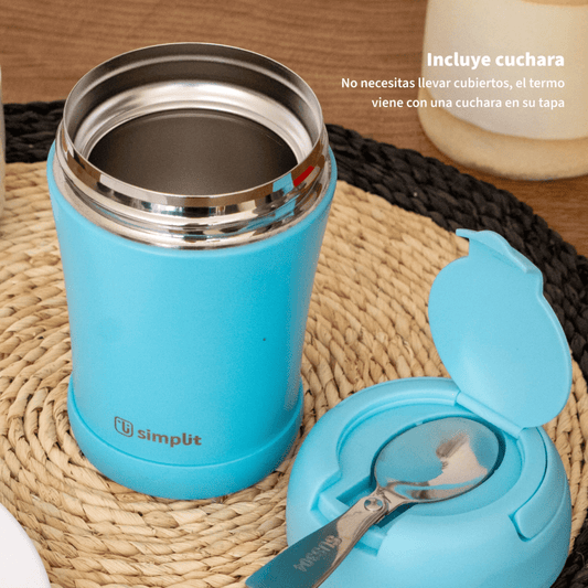 Termo comida celeste Simplit 400ml