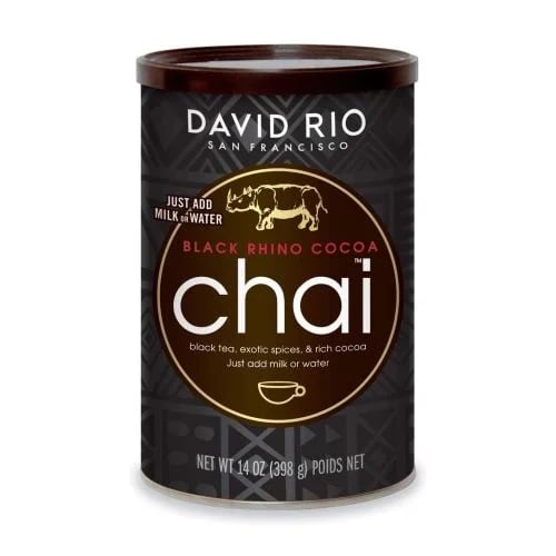 Té chai black rhino cocoa 456gr David Rio