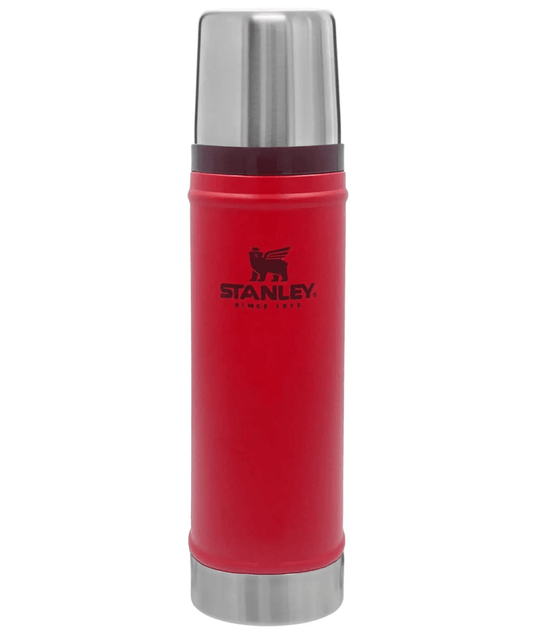 Termo Stanley classic tapon de precision 591 ml Rojo