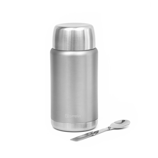 Termo comida gris Simplit 750ml