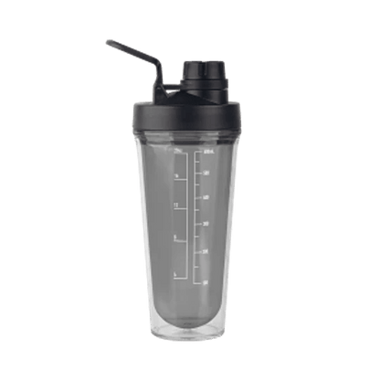 Botella Takeya protein shaker tritan 709ml Negra