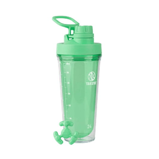 Botella Takeya protein shaker tritan 709ml Verde Agua