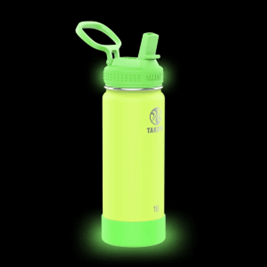 Botella glow in the dark 530ml Takeya Verde