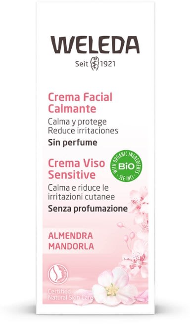 Crema facial calmante de almendra 30ml Weleda