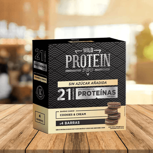 Barrita Wild Protein Pro 4 Unidades Cookies And Cream