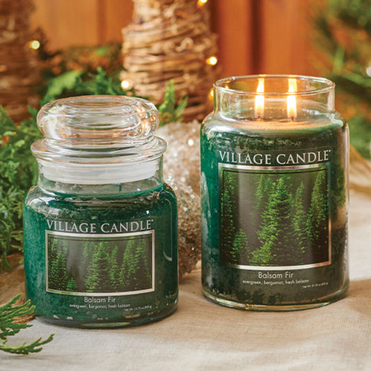 VELA GRANDE 602 GRS VILLAGE CANDLES BALSAM FIR