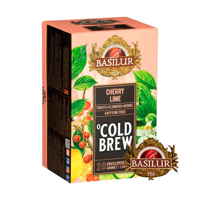 Infusión fría Basilur- Cold Brew cherry lima - 12 unidades