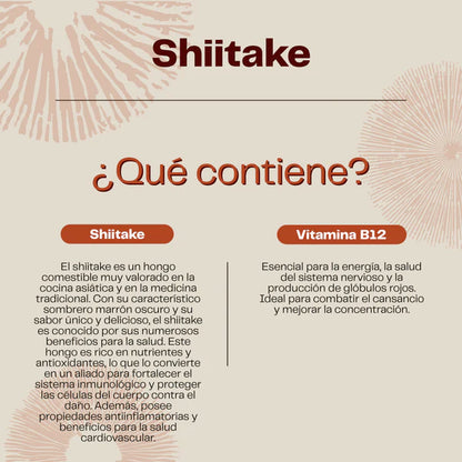 Shiitake Hongo Gomitas 60 unidades Karun Life