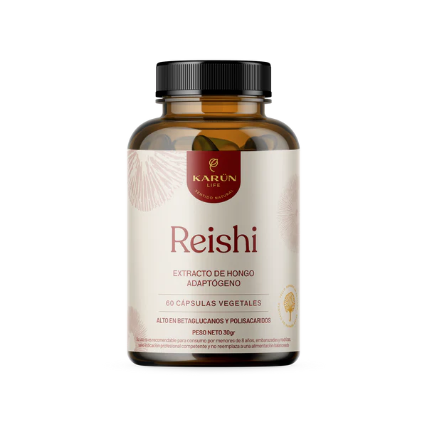 Reishi Hongo 500 Mg 60 Capsulas Karun Life