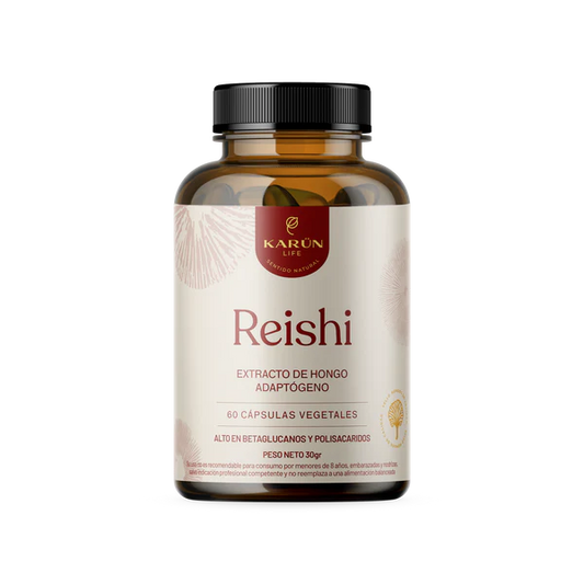 Reishi Hongo 500 Mg 60 Capsulas Karun Life