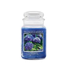 VELA GRANDE 602 GRS VILLAGE CANDLES HYDRANGEA