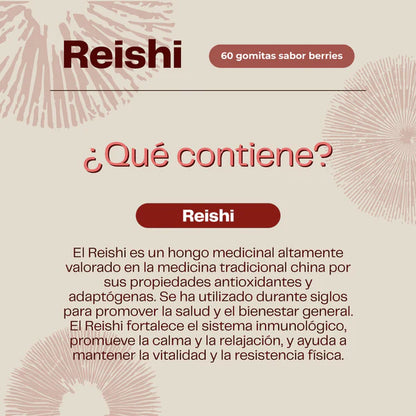 Gomitas Reishi Hongo 60 unidades Karun Life