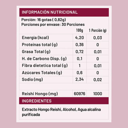 Reishi en gotas, extracto 30 Ml Karun Life