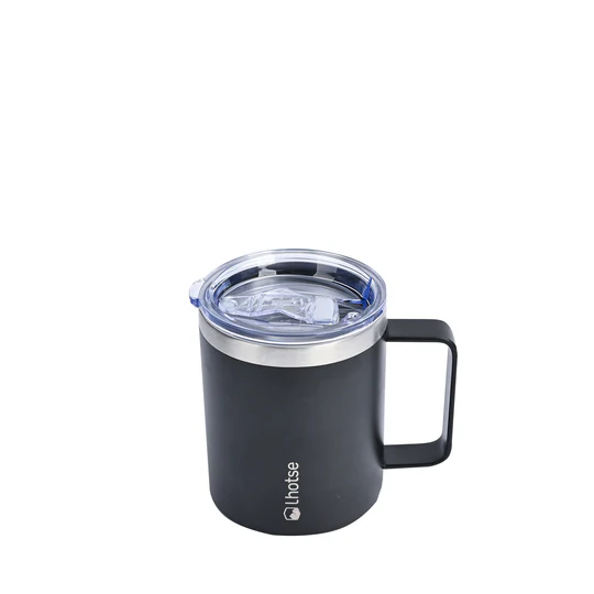 Taza Térmica Insulada Camping 350ml Black