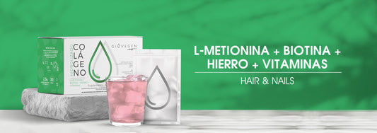 COLAGENO HIDROLIZADO L-METIONINA 30 SERV GIOVEGEN FRUTOS ROJOS