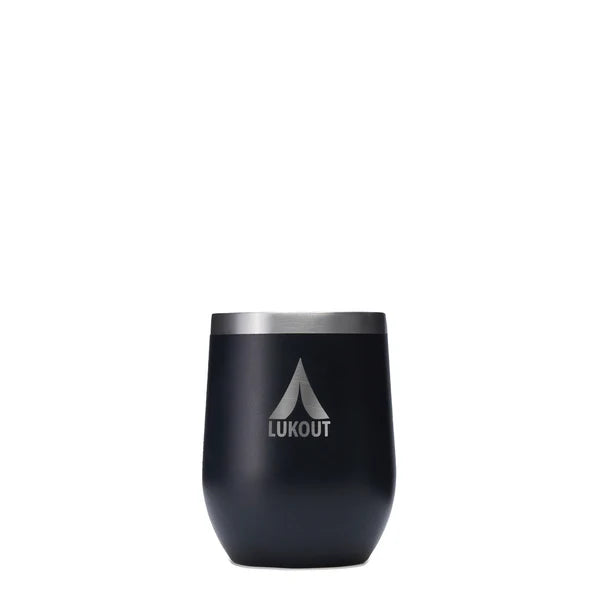 Mate térmico con Bombilla 350 ml Negro Lukout