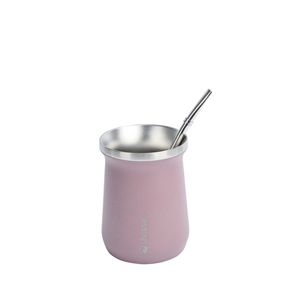 Mate Acero Inoxidable con Bombilla Lhotse Pink