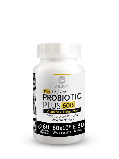 Probiotic Plus 60b IMM 60 Cápsulas Wellplus