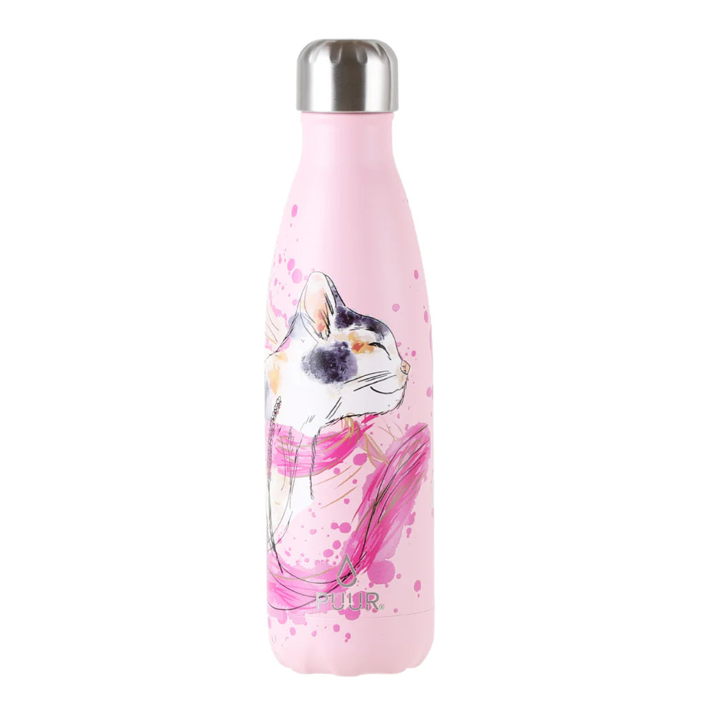 Botella Térmica Puur Bottle Cat Pink 500 m