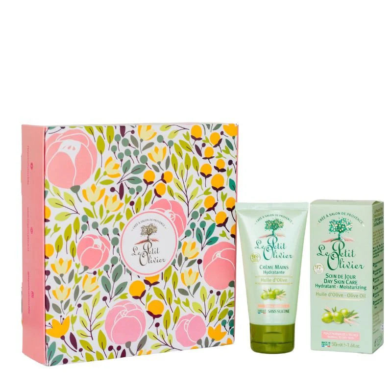 Set Cuidado de Día, Crema de Manos y de rostro  Oliva 125Ml Le Petit Olivier